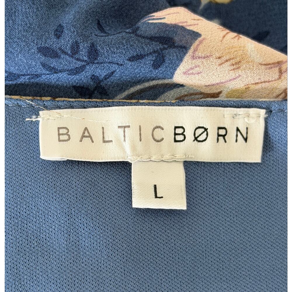 Baltic Born Birdie Maxi Dress Blue Blush Floral Large Wedding Guest Photoshoot - Picture 12 of 14